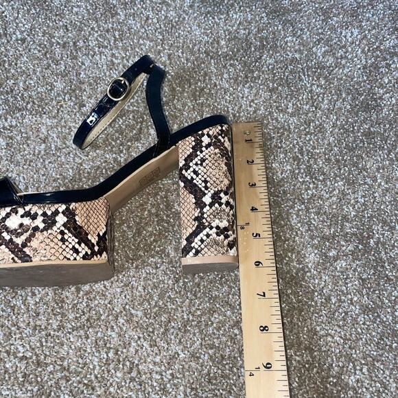 Nasty Gal Can't Snake My Eye Off You Faux Leather Platform Heels stripper SZ 6 - Picture 4 of 8